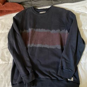 oversized vans crew neck sweater